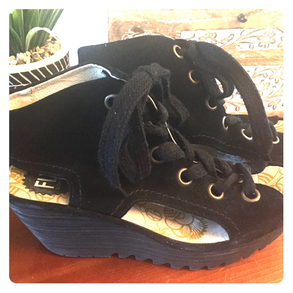 FLY LONDON Lace Up Sandals